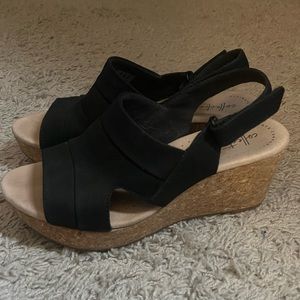 Clarks Sandal wedges